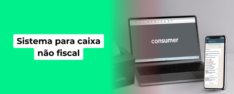 Caixa registradora moderna com tela sensível ao toque cercada por pratos coloridos e talheres em um restaurante.